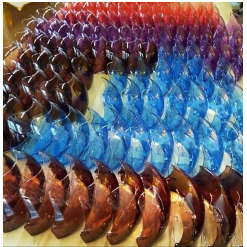 Acrylic Face Shields Brown FACE SHIELD-men…women - Picture 7 of 11